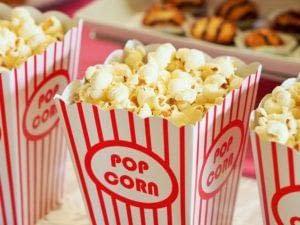 popcorn eating calories 